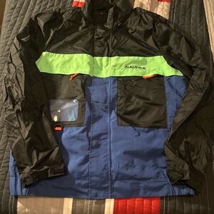 Lil Yachty x Nautica x Urban Outfitters Men's Black, Blue, and Green Windbreaker